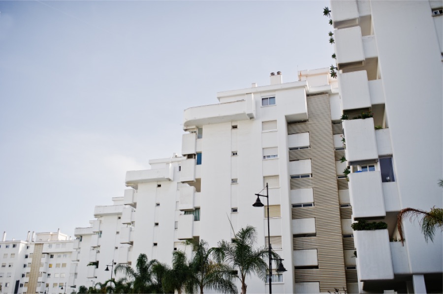 Fachada de condomínio residencial